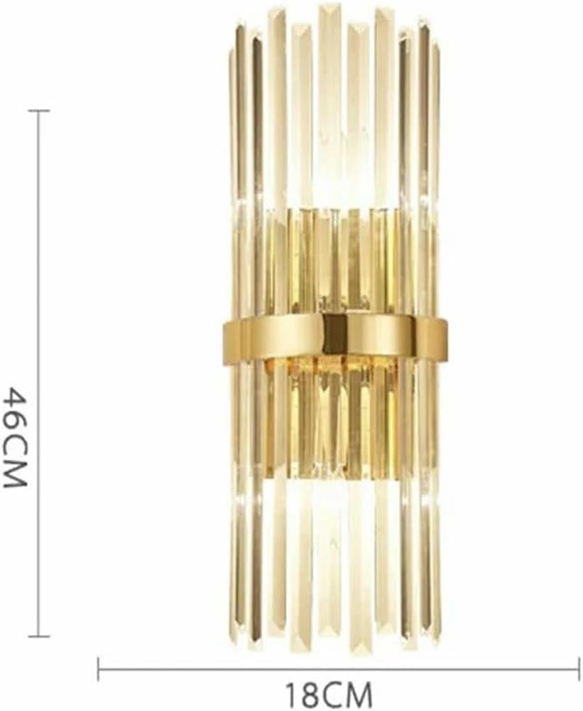 Wall Lamp Crystal Wall Lamp Luxurious Gold Silver for Living Room Bedroom Decor Luminaire Bedside Light Bathroom Fixtures(Colorful Chrysanthemum)
