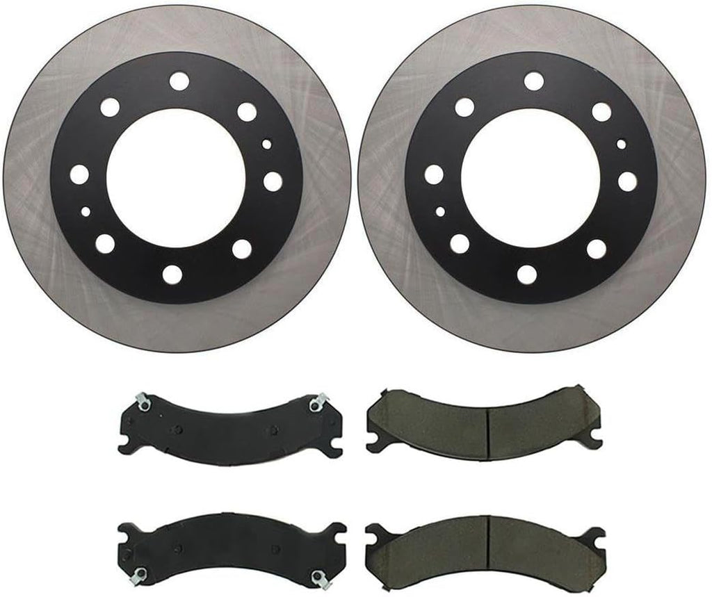 (4) Brakes and Rotors Kit Front Brake Pads and Rotors Kit, Brake Rotors Brake Pads for Chevrolet Express 2500 2003-2019 for Chevy Express 2500 2003-2019 for Chevrolet Silverado 1500 2004-2005
