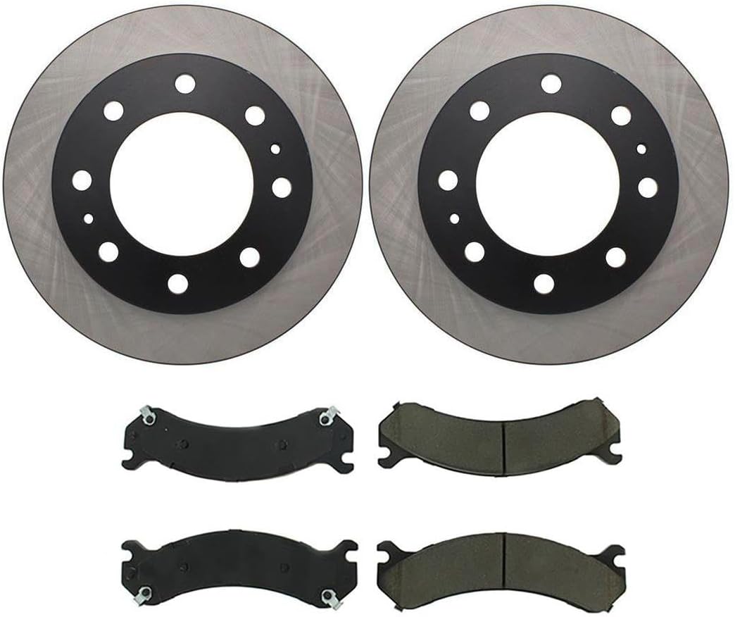 (4) Brakes and Rotors Kit Front Brake Pads and Rotors Kit, Brake Rotors Brake Pads for Chevrolet Express 2500 2003-2019 for Chevy Express 2500 2003-2019 for Chevrolet Silverado 1500 2004-2005