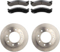 Brake Kit Front Semi-Metallic Brake Pads and Rotors Kit (324.8mm) for Chevy Silverado 3500 8.1L 2001-2006, for Express 3500 5.3L 2003-2008 Replacement Brakes and Rotors