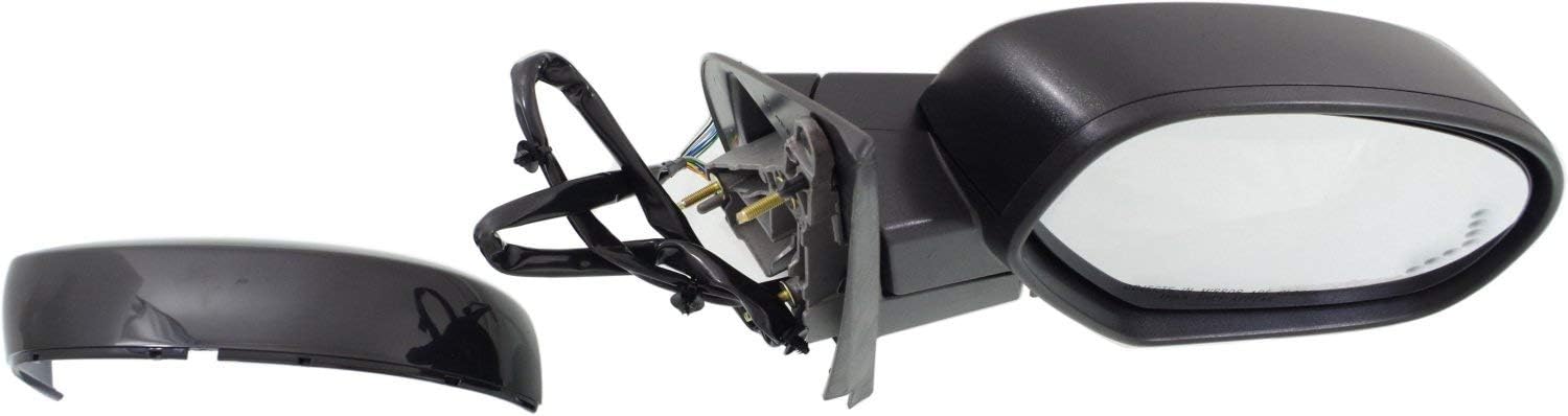 Kool Vue Right Power Heated Mirror for Chevrolet Tahoe Suburban 1500 2007-2014, Power Fold, Signal Light, Memory, Puddle Lamp, Passenger Side, Chevy Accessories, 2 Caps, No Off Road Pkg