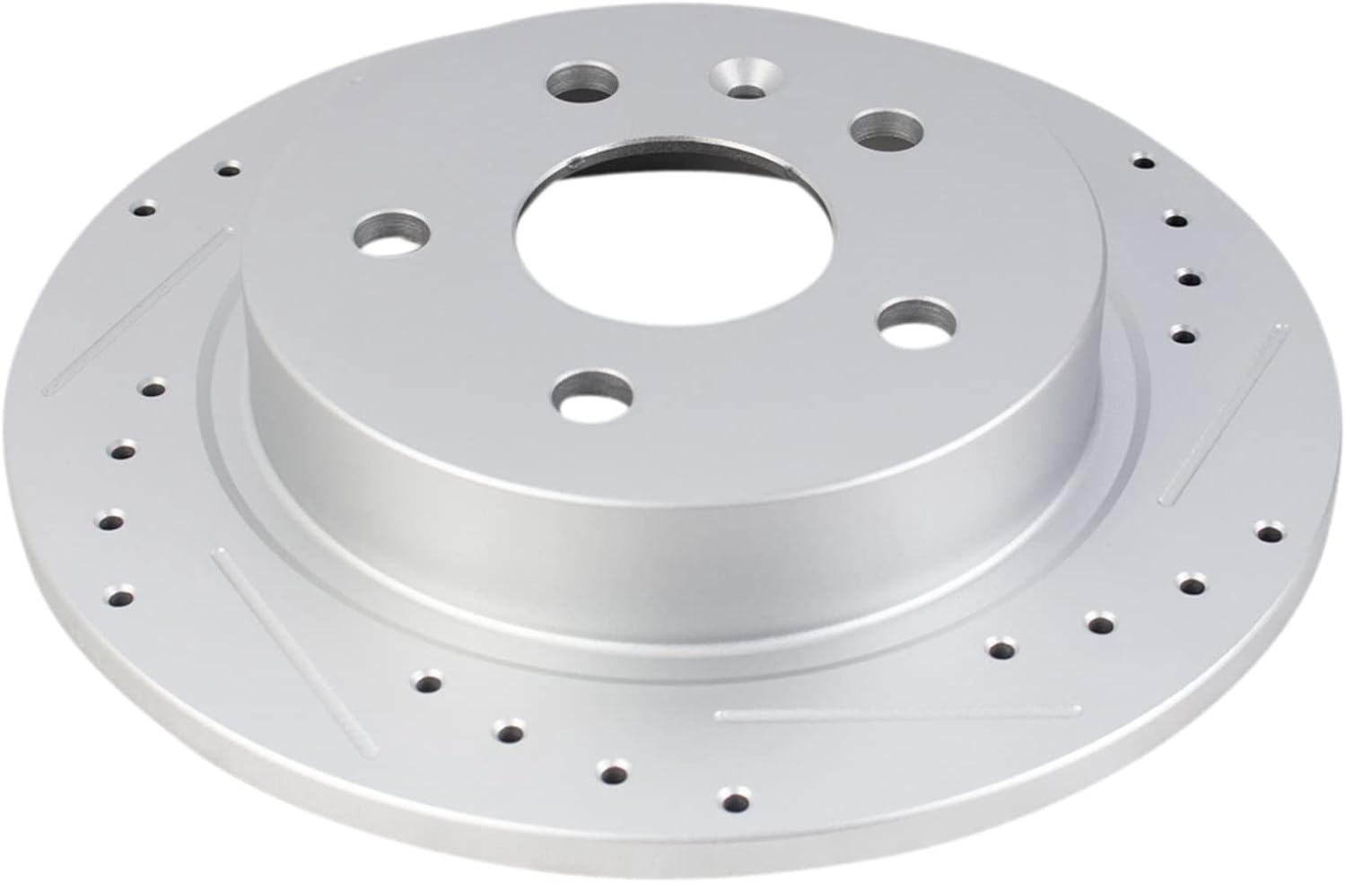 TRQ Performance Rear Brake Pad and Rotor Set Ceramic Solid Rotors Calipers Compatible with 2012 Buick LaCrosse