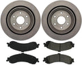 Brake Pads and Rotors Kit - Rear Brakes and Rotors, Replacement Brake Kit fits Chevrolet Avalanche 1500 2002-2006 fits Chevy Avalanche 1500 2002-2006 fits Chevrolet Silverado 1500 2001-2005