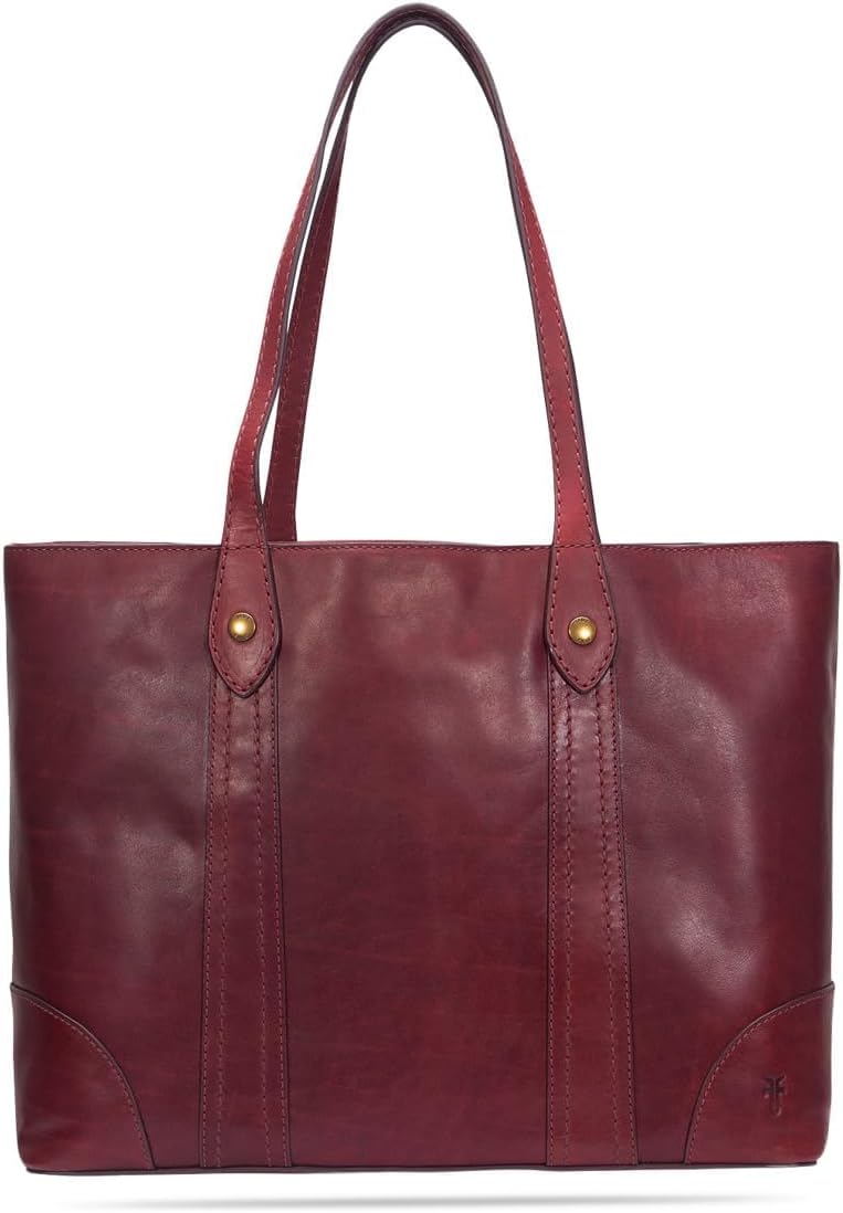 Frye Women's Melissa Shopper Tote Bag, Stylist Large Handbag with Adjustable Strap & Pockets