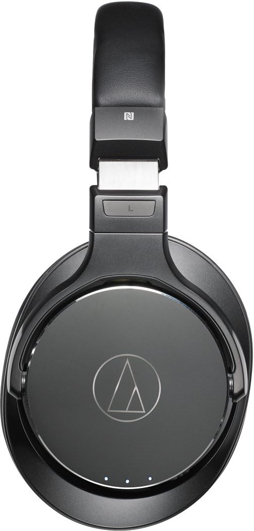 Audio-Technica ATH-DSR7BT Bluetooth Wireless Over-Ear Headphones with Pure Digital Drive, Black, Adjustable