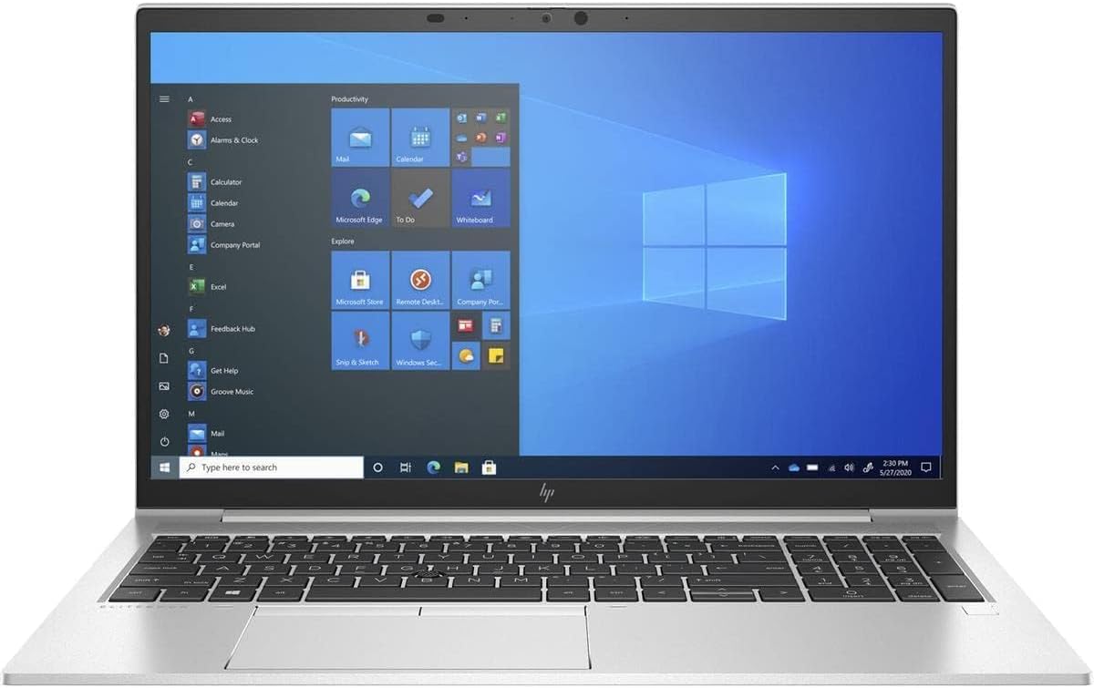 HP EliteBook 850 G8 15.6 Inch Notebook FHD 1920x1080 Intel Core i5 1145G7 Quad-core, 16GB RAM, 256GB SSD, Intel SoC, Intel Iris Xe Graphics, Windows 10 Pro