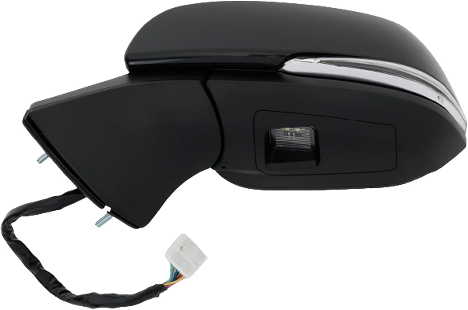 Kool Vue Driver Side Power Heated Mirror for Toyota Sienna 2021-2022 Power Fold With Signal Light, Blind Spot Monitor, Memory & Puddle Lamp Paintable