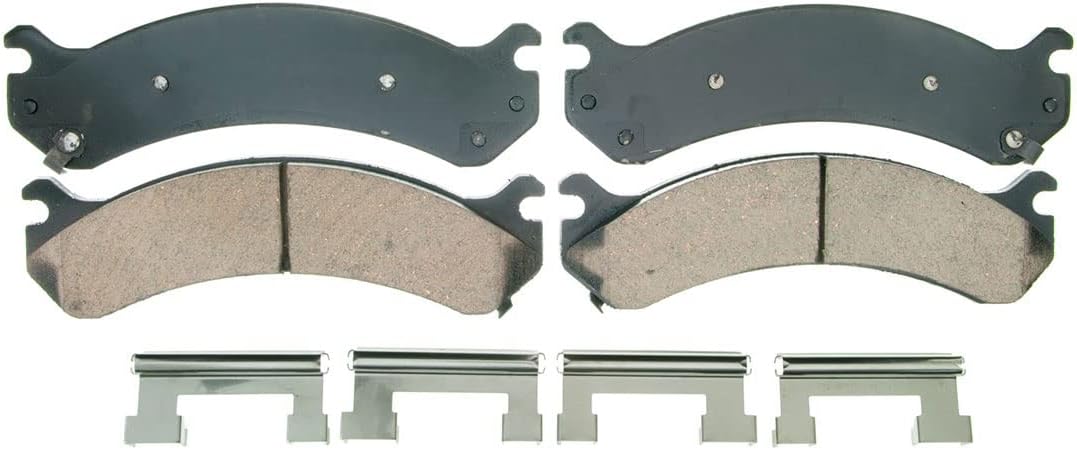 4Pcs Front Rear Brake Pad and Parking Brake Shoe Kit for Chevy Silverado 1500 Classic 2007-2007 for Chevrolet Silverado 1500 HD 2001-2006 for Chevy Silverado 1500 HD 2001-2006