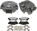 (4) Rear Brake Caliper with Brake Pads Kit Replacement Left and Right for Chevy Silverado 1500 2003-2006 for Chevrolet Silverado 1500 Classic 2007-2007