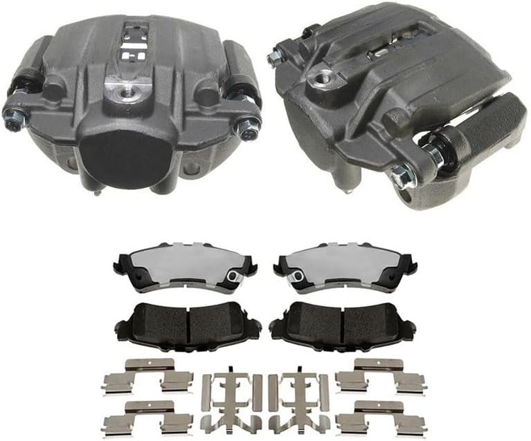 (4) Rear Brake Caliper with Brake Pads Kit Replacement Left and Right for Chevy Silverado 1500 2003-2006 for Chevrolet Silverado 1500 Classic 2007-2007