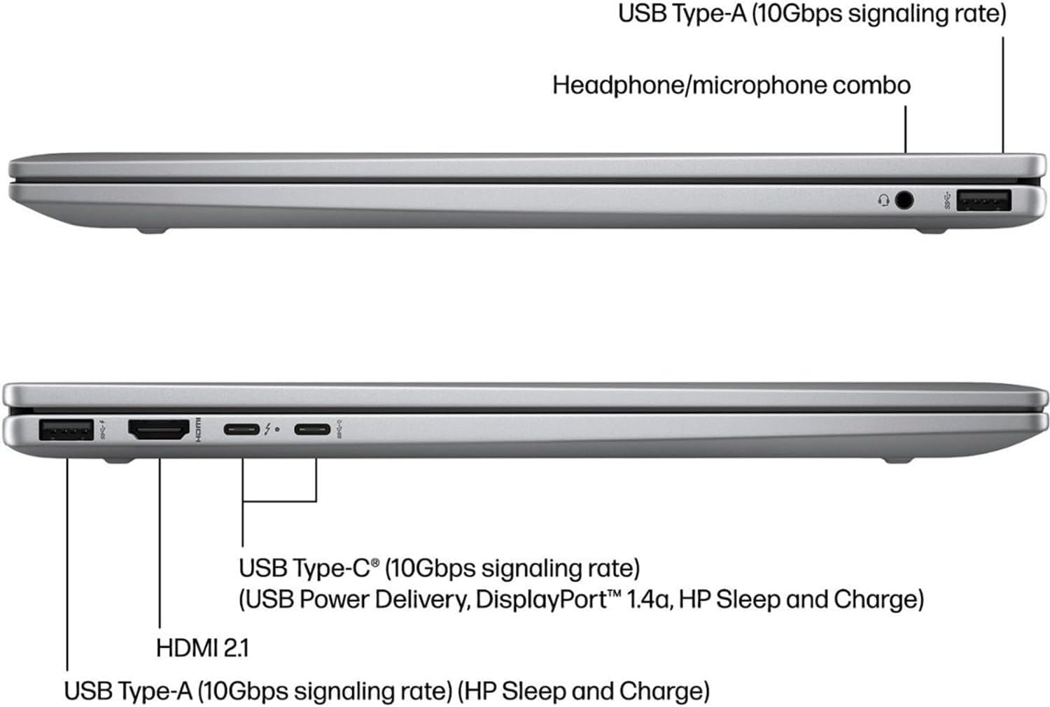 HP Envy 2-in-1 Laptop, 16' Wide Ultra XGA (1920 x 1200) Touchscreen, AMD Ryzen 5 8640HS - 8GB Memory, 512GB PCIe SSD, 5MP IR Camera, Windows 11, w/Stylus