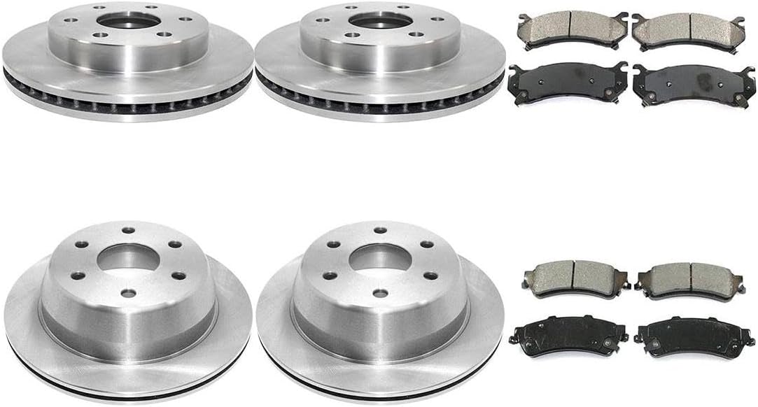 ‎A-Partrix 6PCS Brake Pads and Rotors - Front and Rear Brakes and Rotors Replacement Brake Kits fits Chevrolet Astro 2003-2005 fits Chevy Astro 2003-2005 fits Chevrolet Avalanche 1500 2002-2002