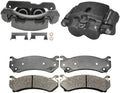 (4) Rear Brake Caliper with Brake Pads Kit Replacement for Chevy Silverado 2500 HD Classic 2007-2007 for Chevrolet Silverado 3500 2004-2007 for Chevy Silverado 3500 2004-2007