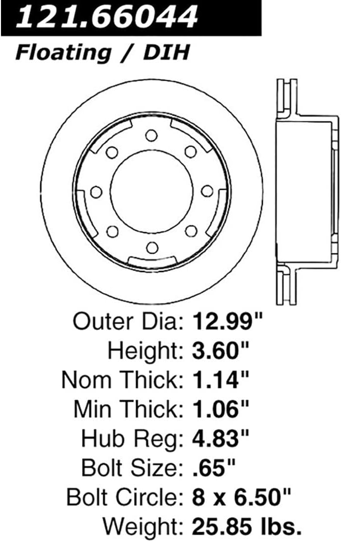 4X Replacement Rear Brake Rotors and Semi-Metallic Brake Pads Brake Kit AUTO DN for Chevrolet Avalanche 2500 2002-2006 for Chevy Avalanche 2500 2002-2006 for Chevrolet Silverado 1500 2004-2004