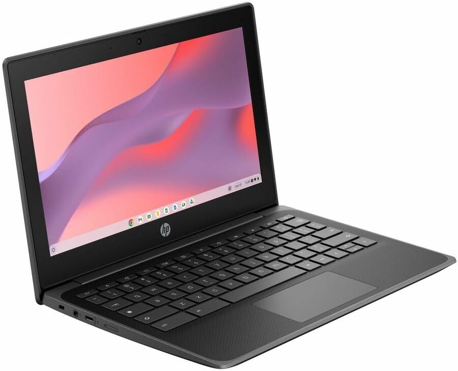 HP Fortis G10 11.6' HD 1366 x 768 Touchscreen Chromebook Intel N100 4GB RAM 32GB eMMC Intel UHD Jack Black - N100 - UHD Graphics - 11.6' HD Display - 4 GB LDDR5 RAM - 32 GB eMMC Storage