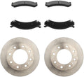 Brake Kit Front Ceramic Brake Pads and Rotors Kit (325mm) for Chevy Silverado 1500 4.3L 2004 2005 for Chevy Silverado 1500 4.8L 2004 2005 Brakes and Rotors Replacement