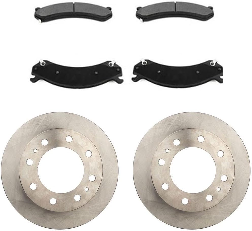 Brake Kit Front Ceramic Brake Pads and Rotors Kit (325mm) for Chevy Silverado 1500 4.3L 2004 2005 for Chevy Silverado 1500 4.8L 2004 2005 Brakes and Rotors Replacement