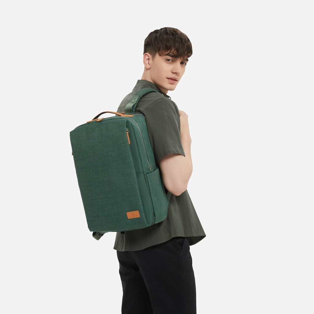 Nordace Siena Pro 15 Smart Backpack with USB Charging - 16' Laptop Backpack, 20L Daily Backpack for Travel, Everyday, or Work (Green)