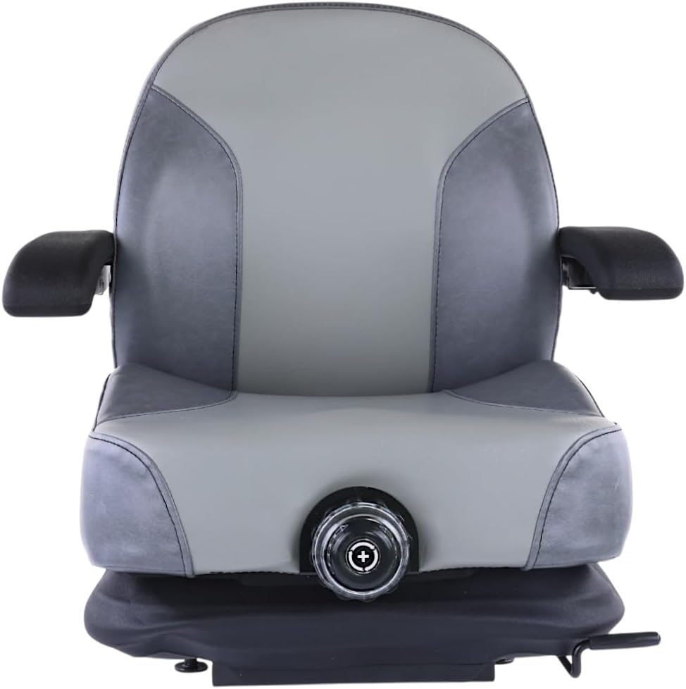Universal Fit Highback Suspension Seat with Adustable Armrests for Tractors & Zero Turn Lawn Mowers Fits Exmark Lazer Z Diesel DS E S X Series 116-6187