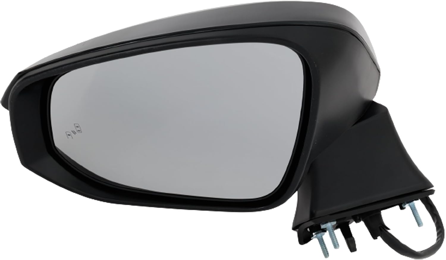 Kool Vue Driver Side Power Heated Mirror for Toyota Sienna 2021-2022 Power Fold With Signal Light, Blind Spot Monitor, Memory & Puddle Lamp Paintable