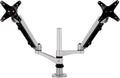ViewSonic LCD-DMA-002 Spring-Loaded Monitor Desk Mounting Arm for 2 Monitors up to 27 Inches Each, VESA Compatible, Full Ergonomic Adjustability, 2-in-1 Mounting Base, and Built-in Cable Management