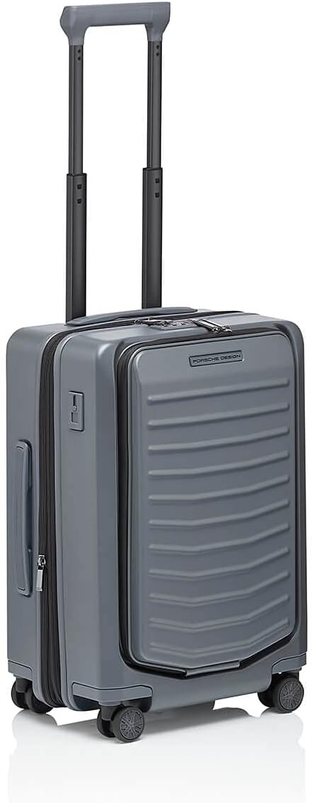 Bric's PORSCHE DESIGN 21' Spinner Expandable Carry-On Luggage - 15' Laptop Compartment - Roadster Travel Hardside Suitcase - Anthracite Matte