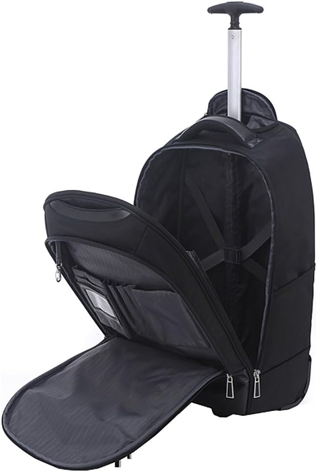 ECO Style Tech Exec Carrying Case (Rolling Backpack) for 17.3' Notebook - Black