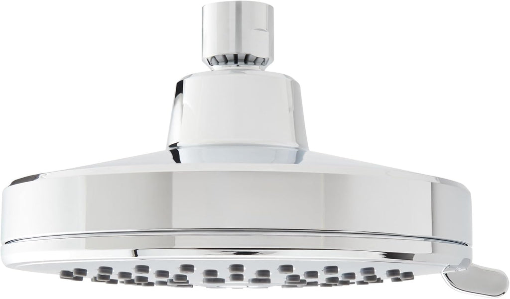 Signature Hardware 955102-25 FundamentALL 6' Round Multifunction 2.5 GPM Shower Head - Brushed Nickel