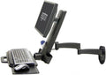 Ergotron – 200 Series Combo Monitor Arm, VESA Wall Mount – for Monitors Up to 24 Inches, 6 to 18 lbs – Black
