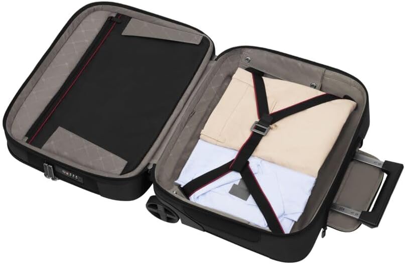 Victorinox Werks Traveler 7.0, Wheeled Briefcase, 2-Wheel Briefcase with 15.6' Laptop and 11'' Tablet Compartment, Black