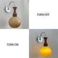 Wall Sconces Modern Industrial Iron Lamp Indoor Decor Mounted Light Glass Lampshade for Bathroom Living Room Bedroom(Gold)(Gold)