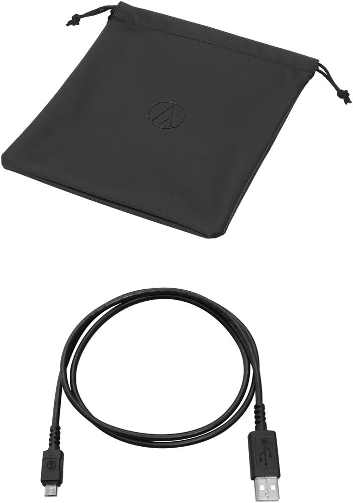 Audio-Technica ATH-DSR7BT Bluetooth Wireless Over-Ear Headphones with Pure Digital Drive, Black, Adjustable