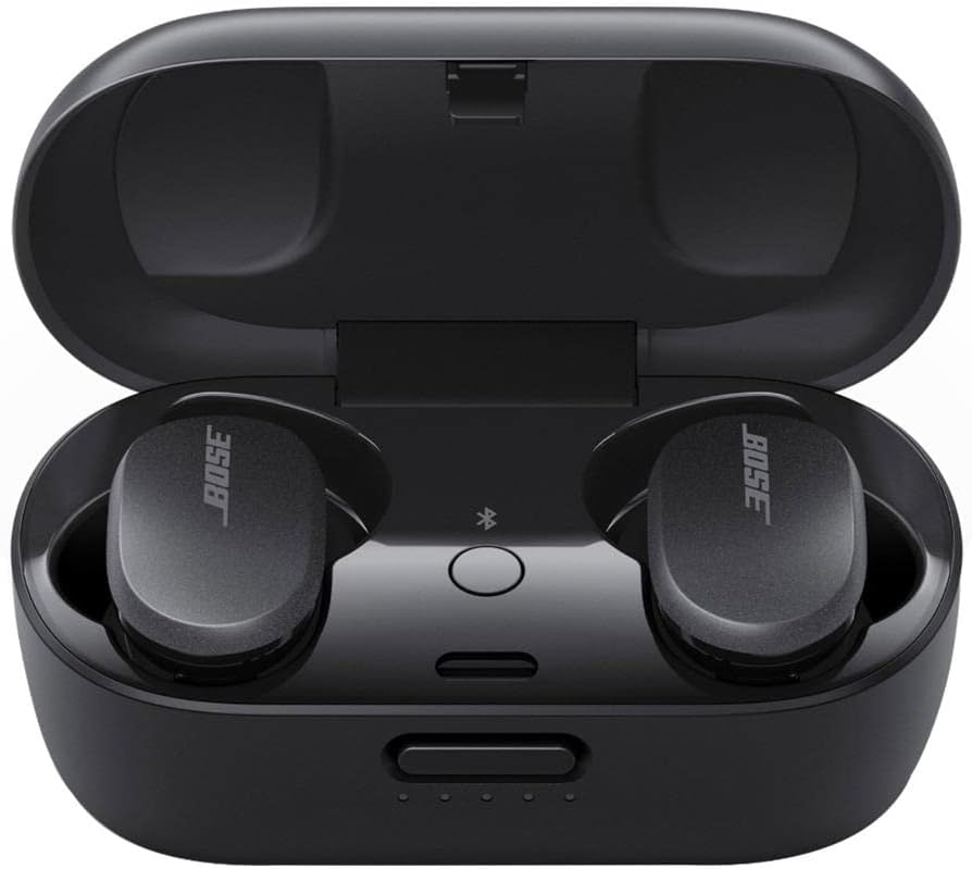 Bose QuietComfort Noise Cancelling Earbuds-Bluetooth Wireless Earphones, Triple Black (Renewed)