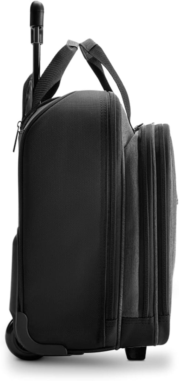 Solo New York Rolling Case with Wheels - Roller Laptop Bag, Wheeled Briefcase for Women & Men, Carry On Size for Travel, Fits 17.3' Computer - Bryant, Grey