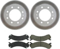 Front Brake Pads and Rotors Kit, Replacement Brakes Kit for Chevrolet Silverado 3500 5.7L 2004-2007, for Chevy Silverado 3500 6.0L 2001-2006, for Chevrolet Silverado 3500 6.6L 2001-2006
