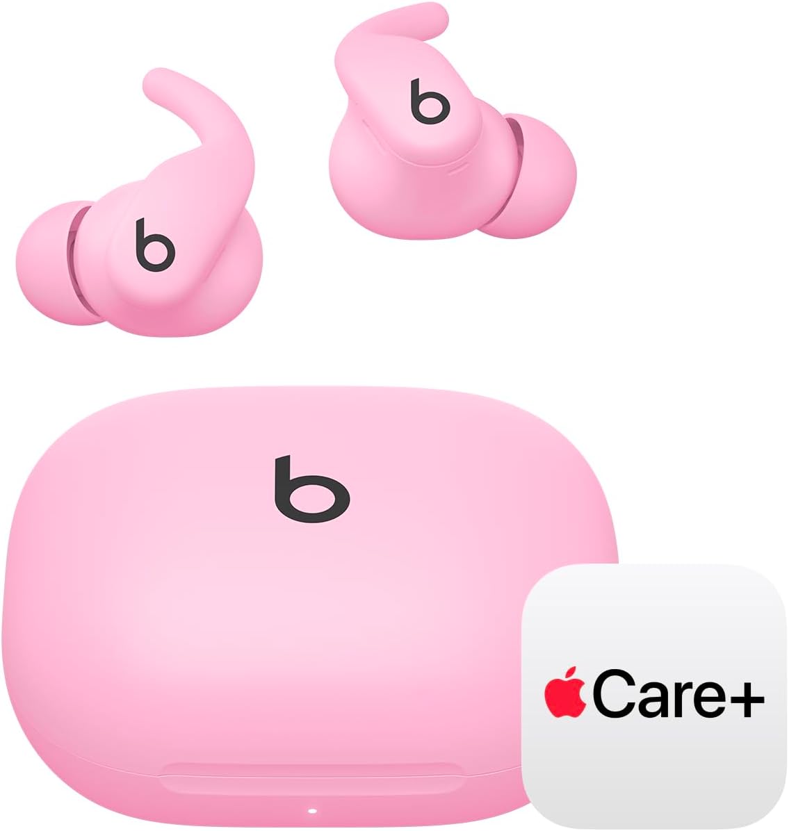 Beats - Powerbeats Fit - Wireless Noise-Cancelling Workout Earbuds with Ultimate Secure Fit with AppleCare+ (2 Years) - Power Pink