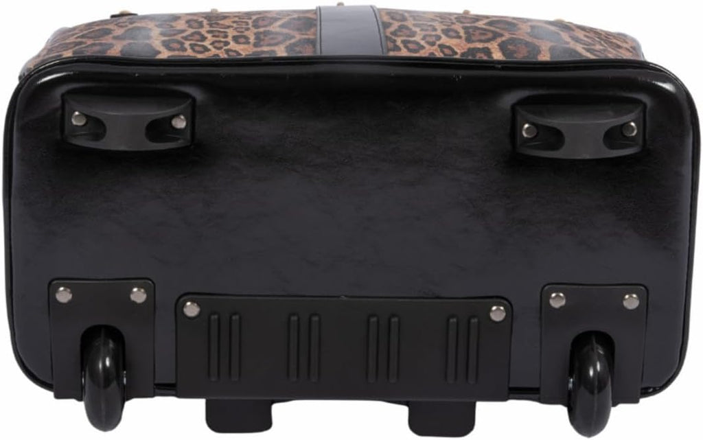 JKM & Company Rolling Laptop Bag Women, Rolling Briefcase for Women, 13'-17' Inch Laptop Bag with Wheels