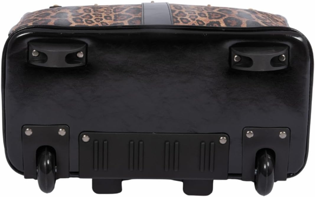 JKM & Company Rolling Laptop Bag Women, Rolling Briefcase for Women, 13'-17' Inch Laptop Bag with Wheels