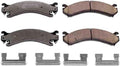 Rear Disc Brake Pad and Hardware Kit 1PC for Chevrolet Silverado 3500 2001-2006 for Chevy Silverado 3500 2001-2006 for Chevrolet Silverado 3500 Classic 2007-2007