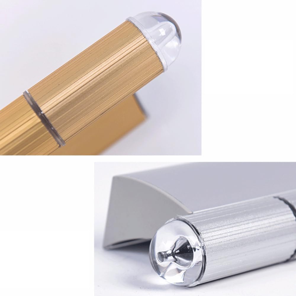 Gold/Silver Long Linear Vanity Lights, 20.9in Modern Minimalist LED Wall Sconces, European Luxury Bathroom Cabinet Mirror Lights, Vanity Dining Room Living Room Interior Wall Lamps