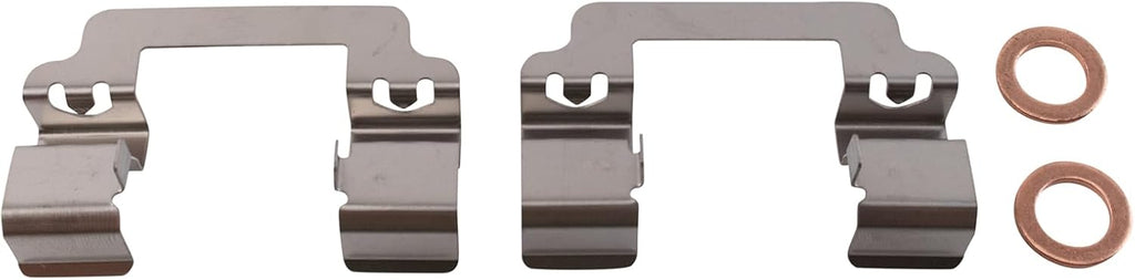 TRQ Performance Rear Brake Pad and Rotor Set Ceramic Vented Coated Rotors Calipers Compatible with 2014-2015 Chevrolet Malibu