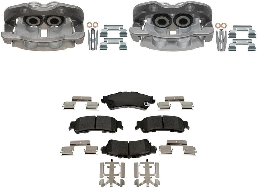 Disc Brake Kit - Rear Caliper Brake Pad Set, Disc Brake Pad Set Disc Brake Caliper 3PCS for Chevrolet Silverado 1500 2002-2006 for Chevy Silverado 1500 2002-2006