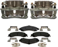 (4) Rear Brake Caliper with Brake Pads Kit Replacement for Chevy Silverado 1500 2003-2006 for Chevrolet Suburban 1500 2000-2006 for Chevy Suburban 1500 2000-2006 for Chevrolet Tahoe 2000-2006