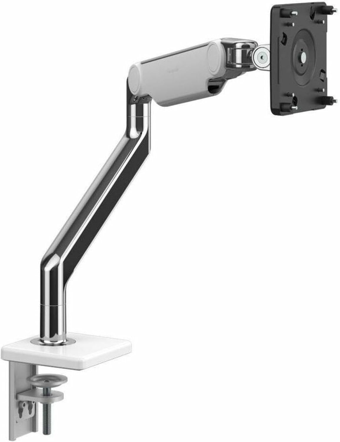 M2.1 Arm, Base w/o Technology, No Tech Mount, White Trim, Angled/Dynamic Links, Std Monitor Tilt, Black