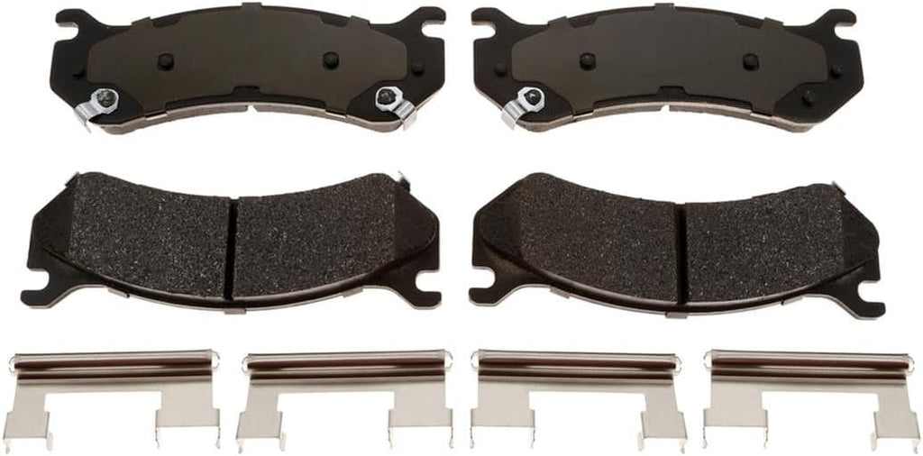 4X Metallic Disc Brake Pads Set Front Rear Automotive Replacement Brake Pads for Chevrolet Avalanche 2500 2002-2006 for Chevy Avalanche 2500 2002-2006 for Chevrolet Silverado 1500 HD 2001-2006