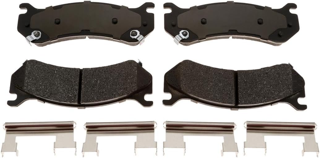 4X Metallic Disc Brake Pads Set Front Rear Automotive Replacement Brake Pads for Chevrolet Avalanche 2500 2002-2006 for Chevy Avalanche 2500 2002-2006 for Chevrolet Silverado 1500 HD 2001-2006