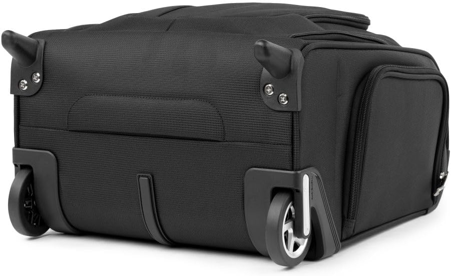 Travelpro Luggage Maxlite 5 Softside Lightweight Rolling Underseat Compact Carry on Upright 2 Wheel Bag, 15-Inch — Black