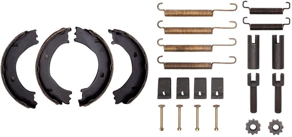 Parking Brake Shoe Parking Brake Hardware Kit 2PC for Chevrolet Express 3500 2003-2005 for Chevy Express 3500 2003-2005 for Chevrolet Silverado 3500 2001-2006 for Chevy Silverado 3500 2001-2006