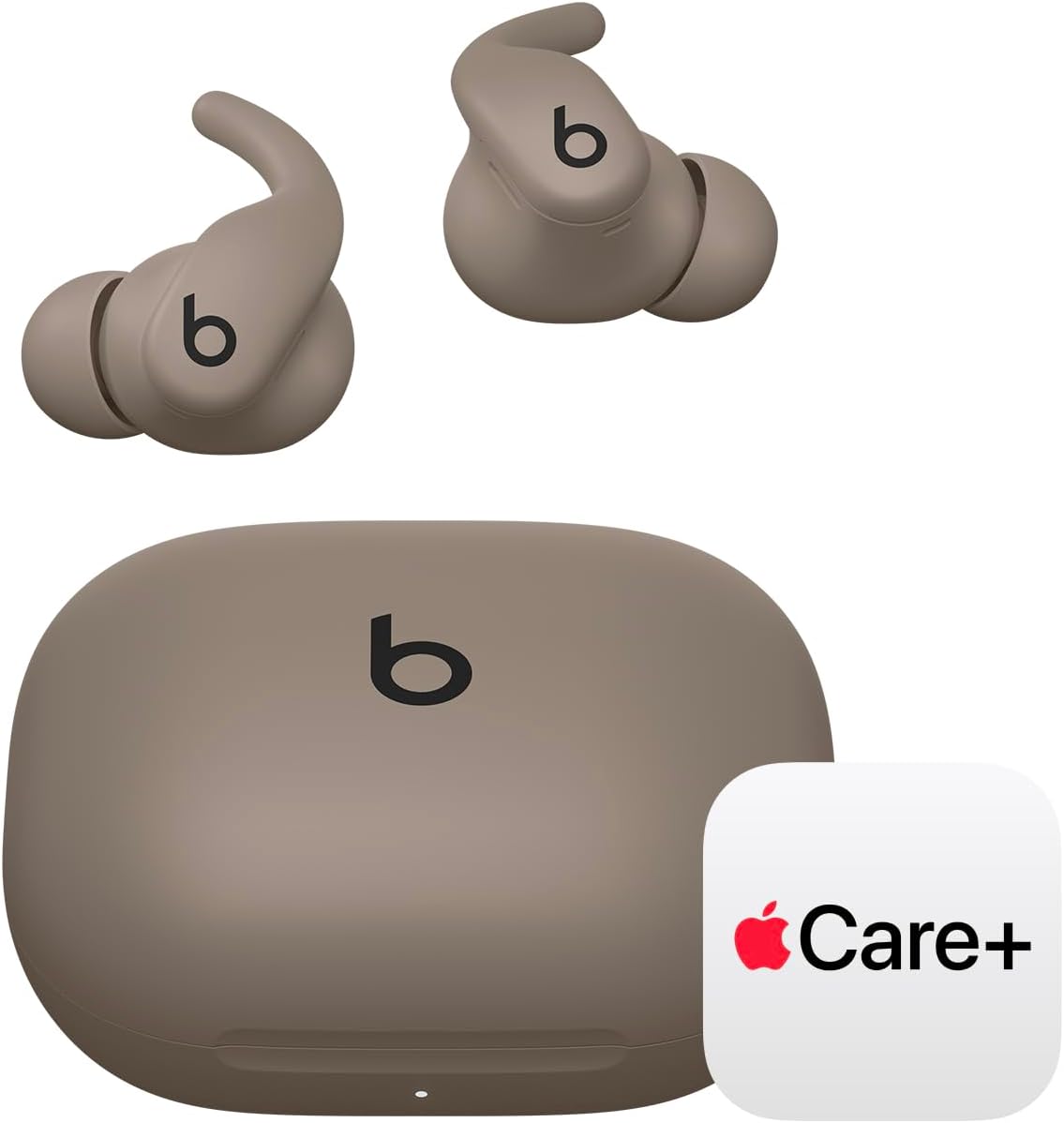 Beats - Powerbeats Fit - Wireless Noise-Cancelling Workout Earbuds with Ultimate Secure Fit with AppleCare+ (2 Years) - Gravel Gray