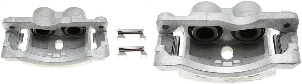 Arrhythmic 2Pcs Disc Brake Caliper Front Brake Caliper Kit Brake Calipers Left and Right for Chevy Express 4500 2009-2014 for Chevrolet Silverado 1500 HD 2001-2006